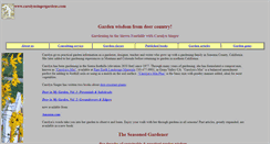 Desktop Screenshot of carolynsingergardens.com