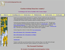 Tablet Screenshot of carolynsingergardens.com